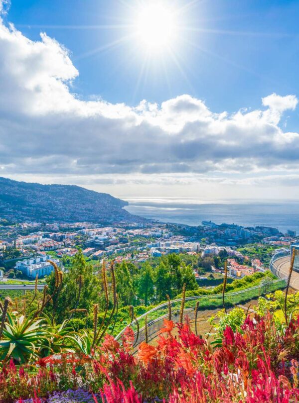 madeira vista da un punto panoramico
