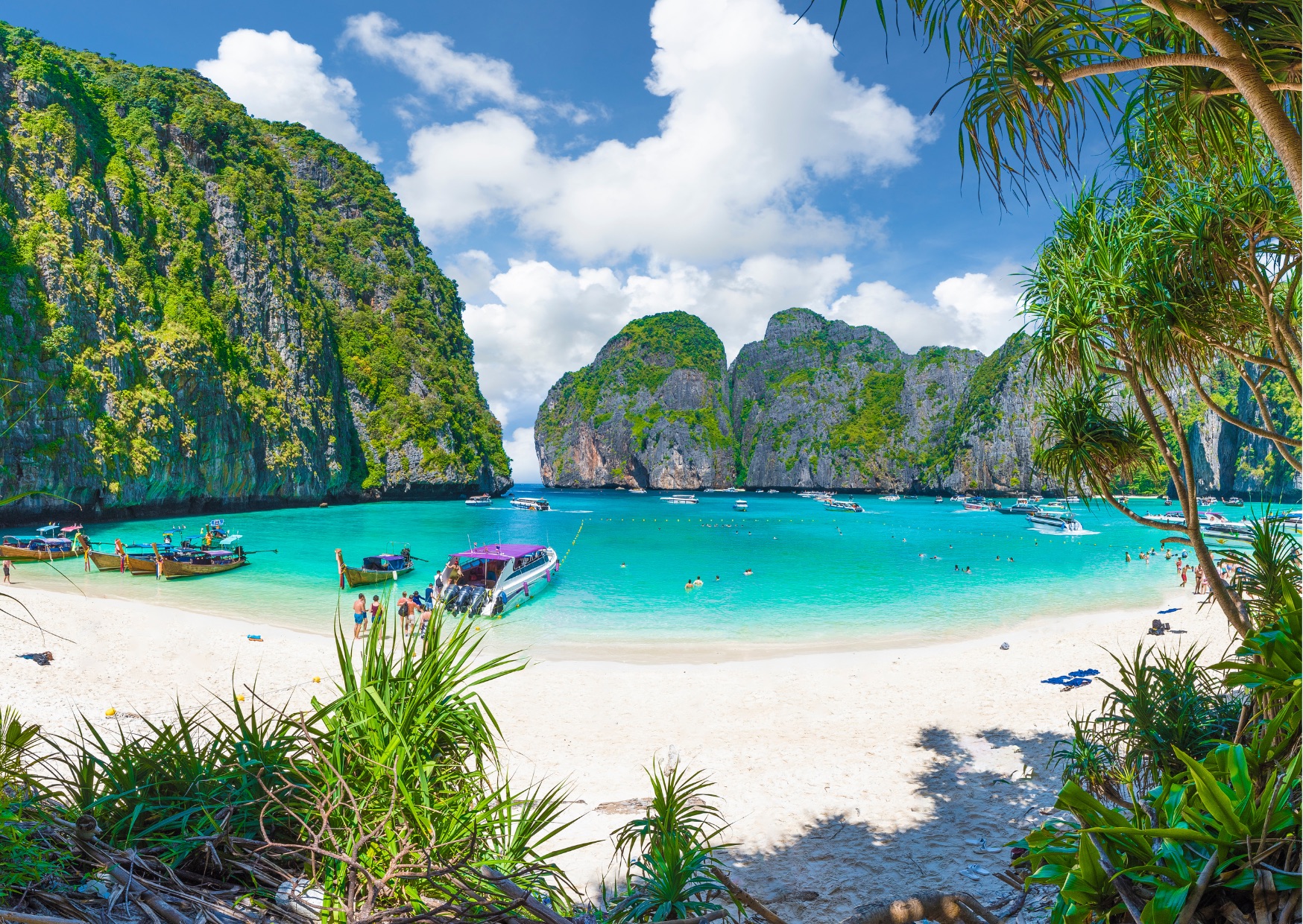 Spiaggia delle isole Phi Phi in Thailandia